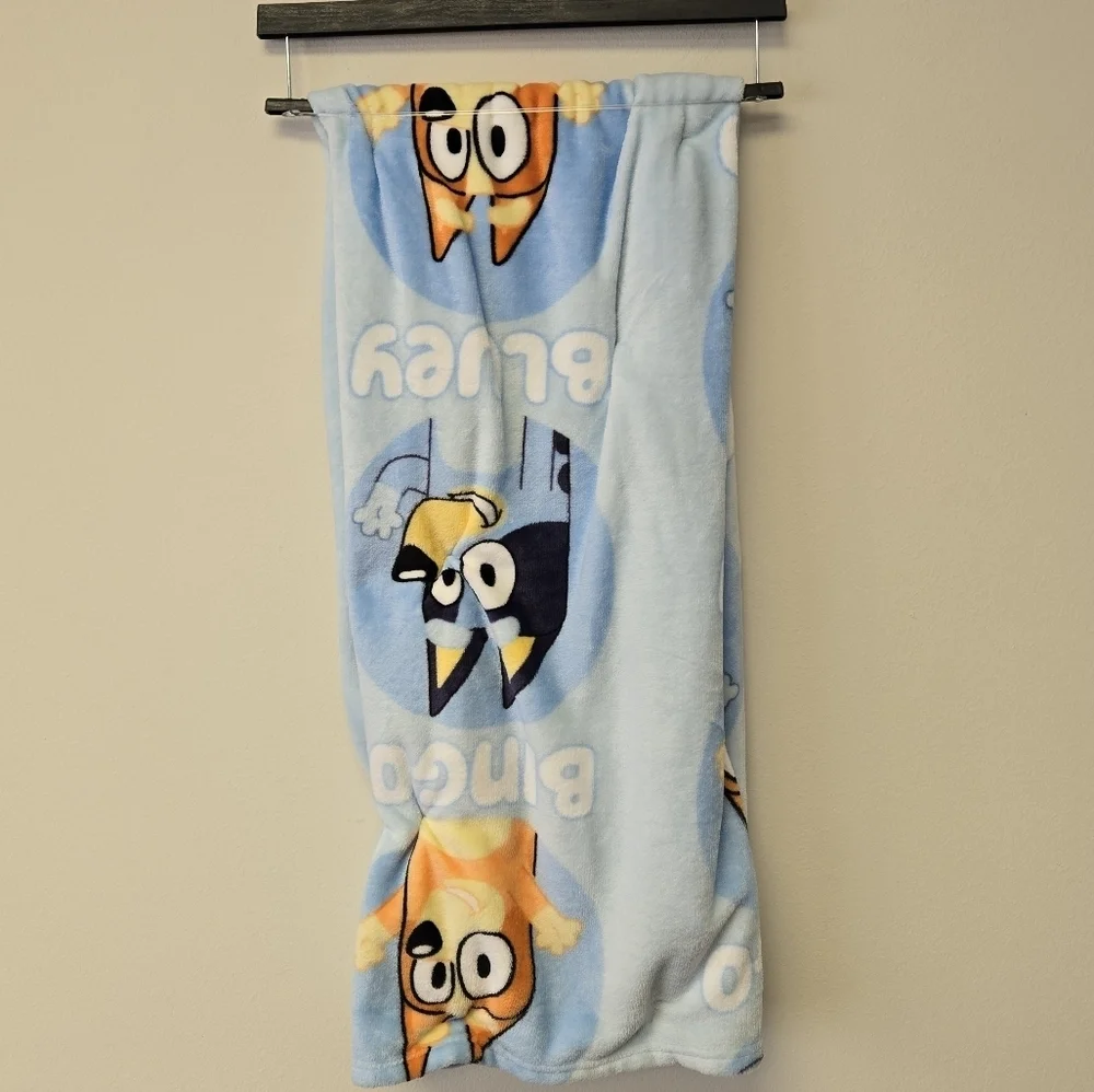 Bluey and Bingo Plush Throw Blanket